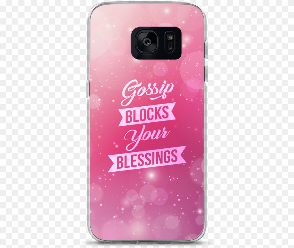 Samsung Case Quotgossip Blocks Your Blessingsquot Smartphone, Electronics, Mobile Phone, Phone Free Png