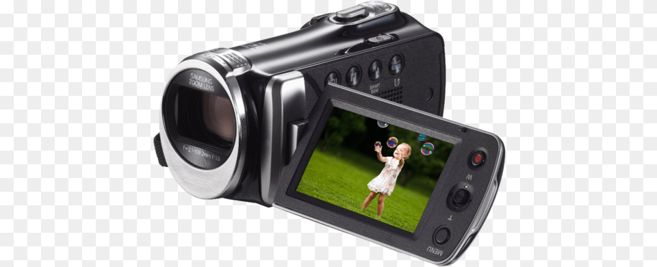 Samsung F90 Black Camcorder With Hmx, Camera, Digital Camera, Electronics, Video Camera Free Transparent Png