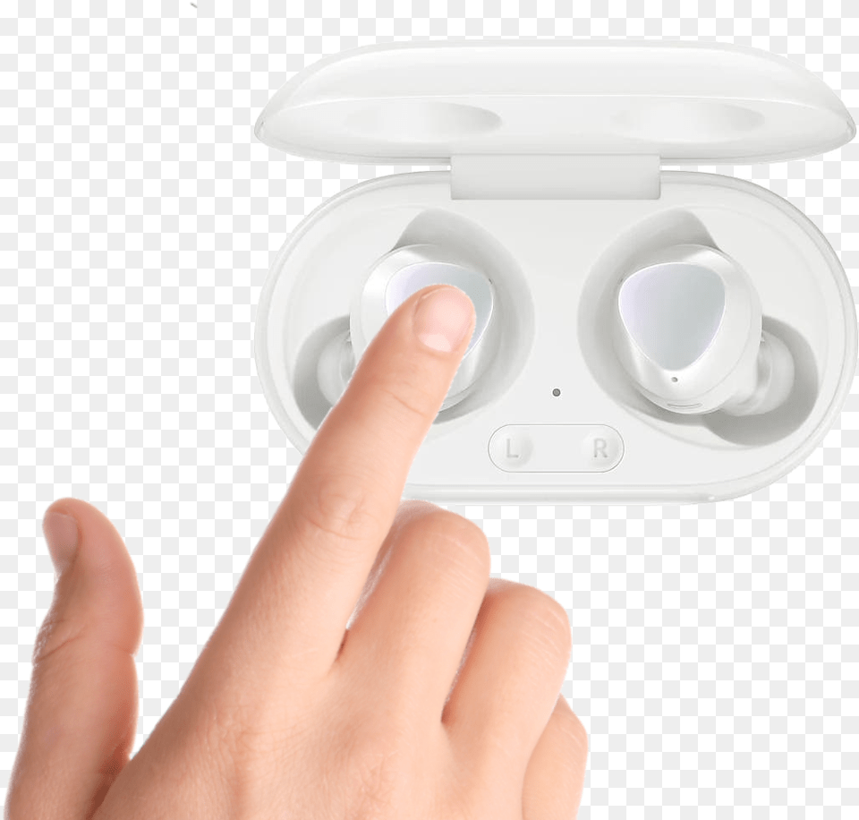 Samsung Galaxy Buds Plus Gadget, Body Part, Finger, Hand, Person Png