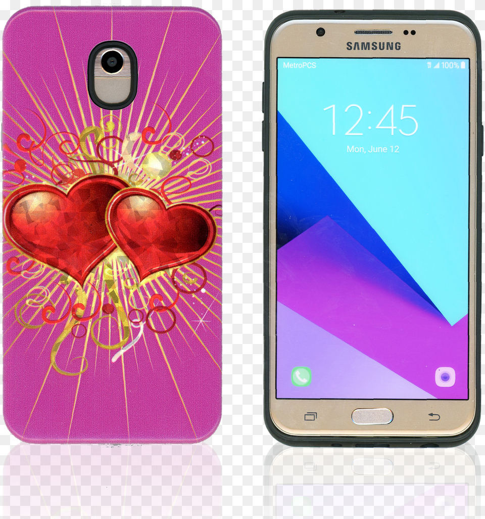 Samsung Galaxy J7 Mm Fancy Design Heart Free Png