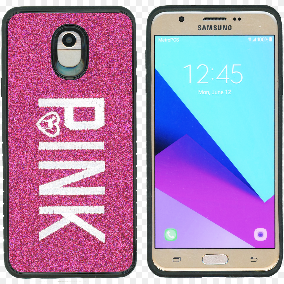 Samsung Galaxy J7 Mm Pink With Pink Design Case Mobile Phone Case, Electronics, Mobile Phone Free Png