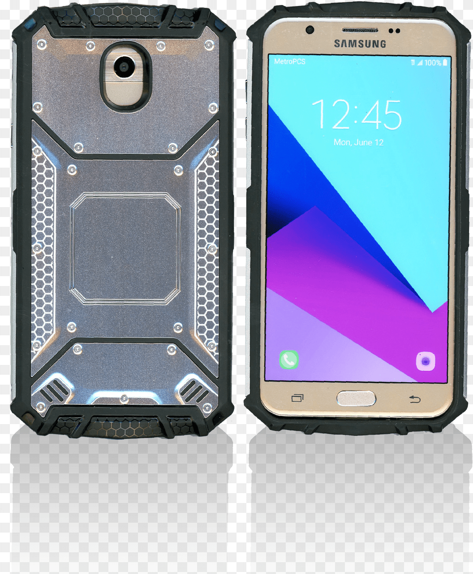 Samsung Galaxy J7 Star Mm Magnetic Rugged Case Silver, Electronics, Mobile Phone, Phone Free Png