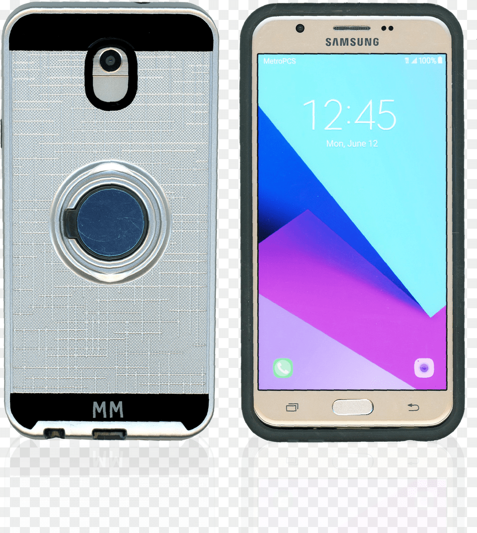 Samsung Galaxy J7 Starrefine Mm Ring Stand Case Silver, Animal, Beak, Bird, Person Free Png Download