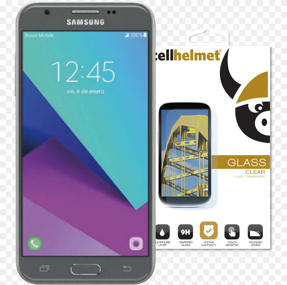 Samsung Galaxy J7 Tempered Glass Wholesale By Cellhelmet Samsung Galaxy S Plus, Electronics, Mobile Phone, Phone Free Transparent Png