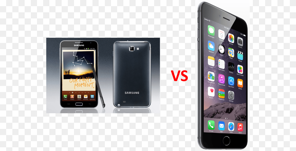 Samsung Galaxy Note 4 Vs Apple Iphone 6 Plus Size Iphone 8 Plus Vs Iphone, Electronics, Mobile Phone, Phone Png Image