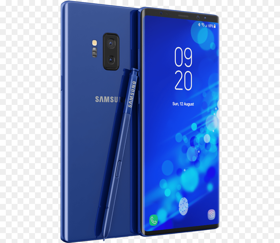 Samsung Galaxy Note 9 Blue, Electronics, Mobile Phone, Phone Png Image