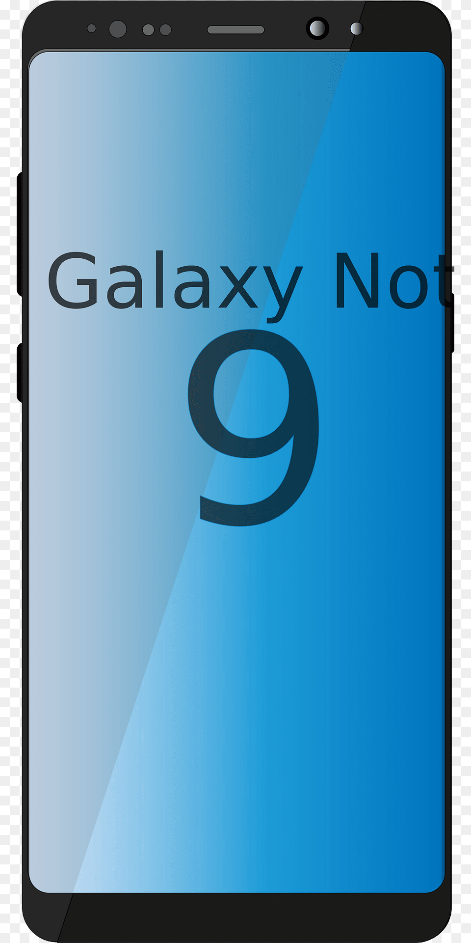 Samsung Galaxy Note 9 Clipart, Electronics, Mobile Phone, Phone Free Png