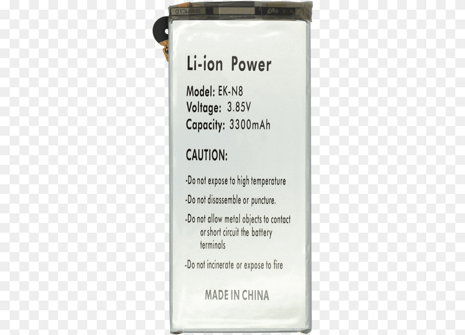 Samsung Galaxy Note8 Battery Vertical, Text, Book, Publication, Computer Hardware Png Image