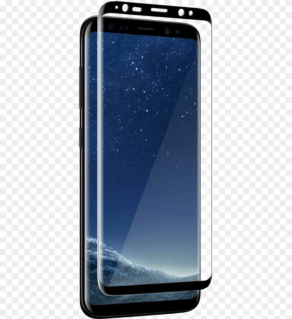 Samsung Galaxy S 8 Curved Black Tempered Glasstitle Samsung S8 Glass Black, Electronics, Mobile Phone, Phone, Nature Free Transparent Png