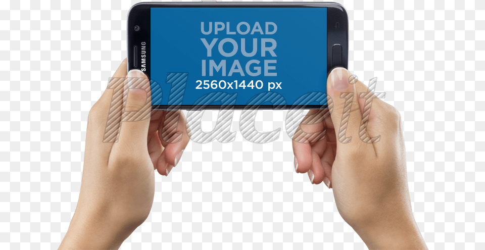 Samsung Galaxy S7, Mobile Phone, Phone, Electronics, Person Free Png Download