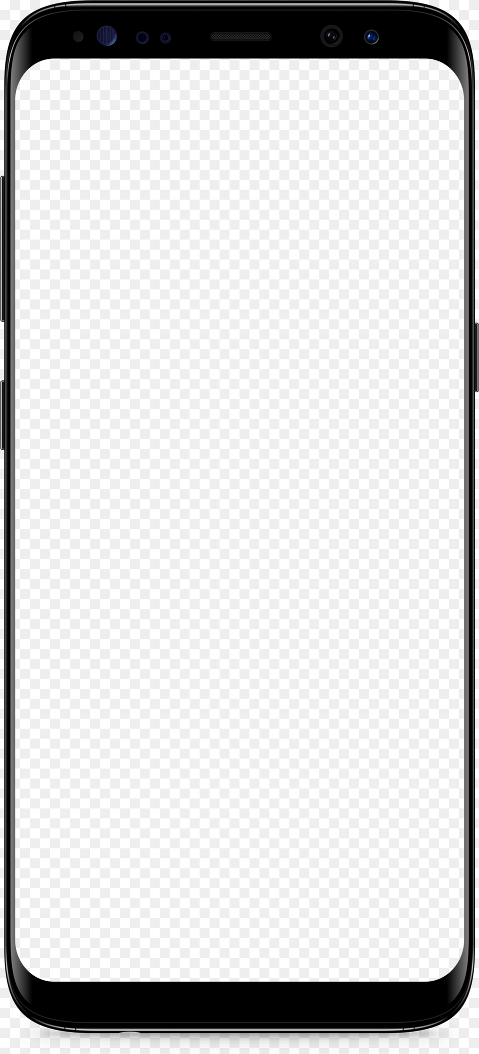 Samsung Galaxy S8 Black Background Portable Communications Device, Electronics, Mobile Phone, Phone Free Transparent Png