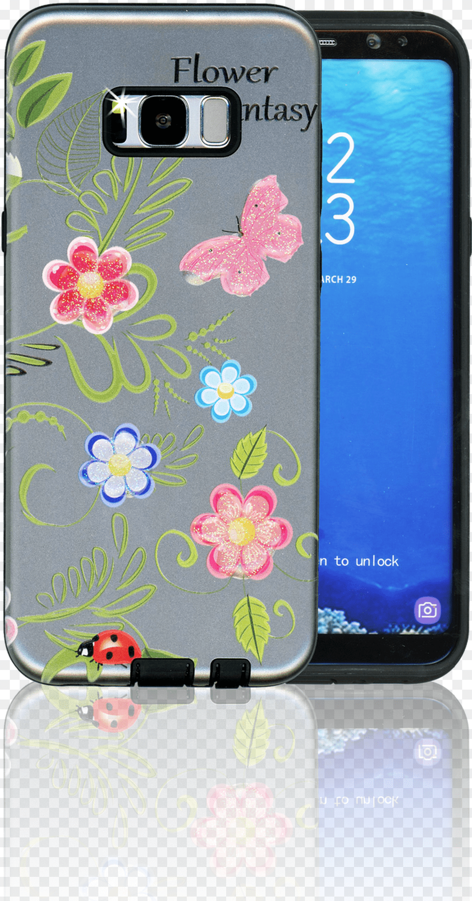 Samsung Galaxy S8 Mm 3d Flower Butterfly, Electronics, Mobile Phone, Phone, Animal Free Png Download