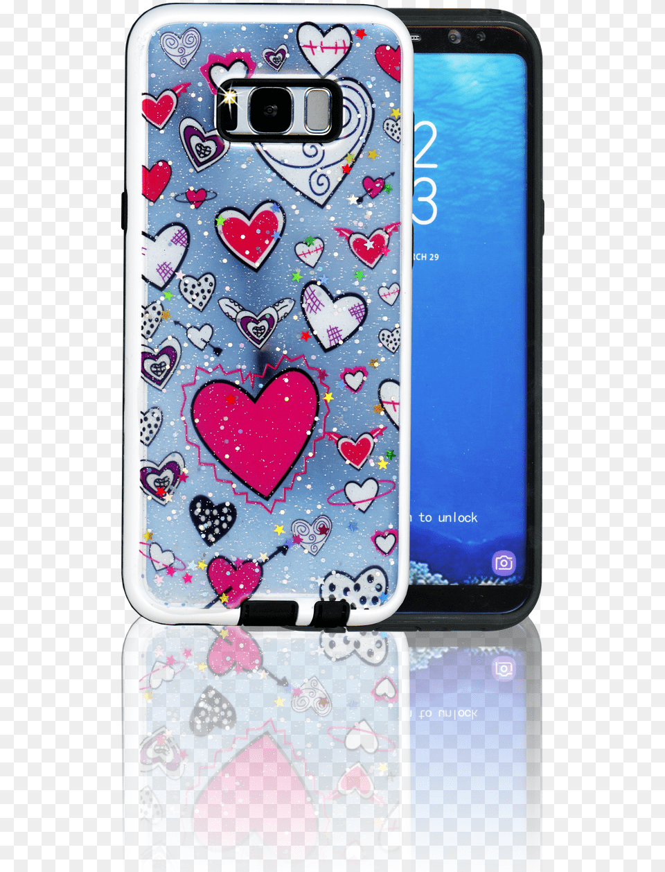 Samsung Galaxy S8 Plus Mm 3d Heart Heart, Electronics, Mobile Phone, Phone Png