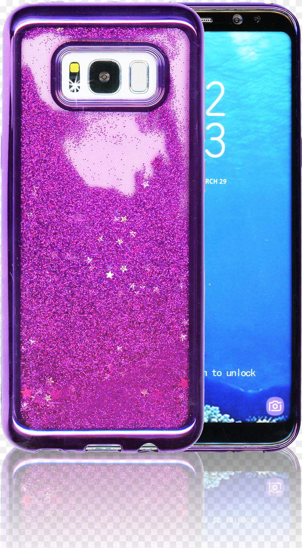 Samsung Galaxy S8 Plus Mm Electroplated Water Glitter Free Png