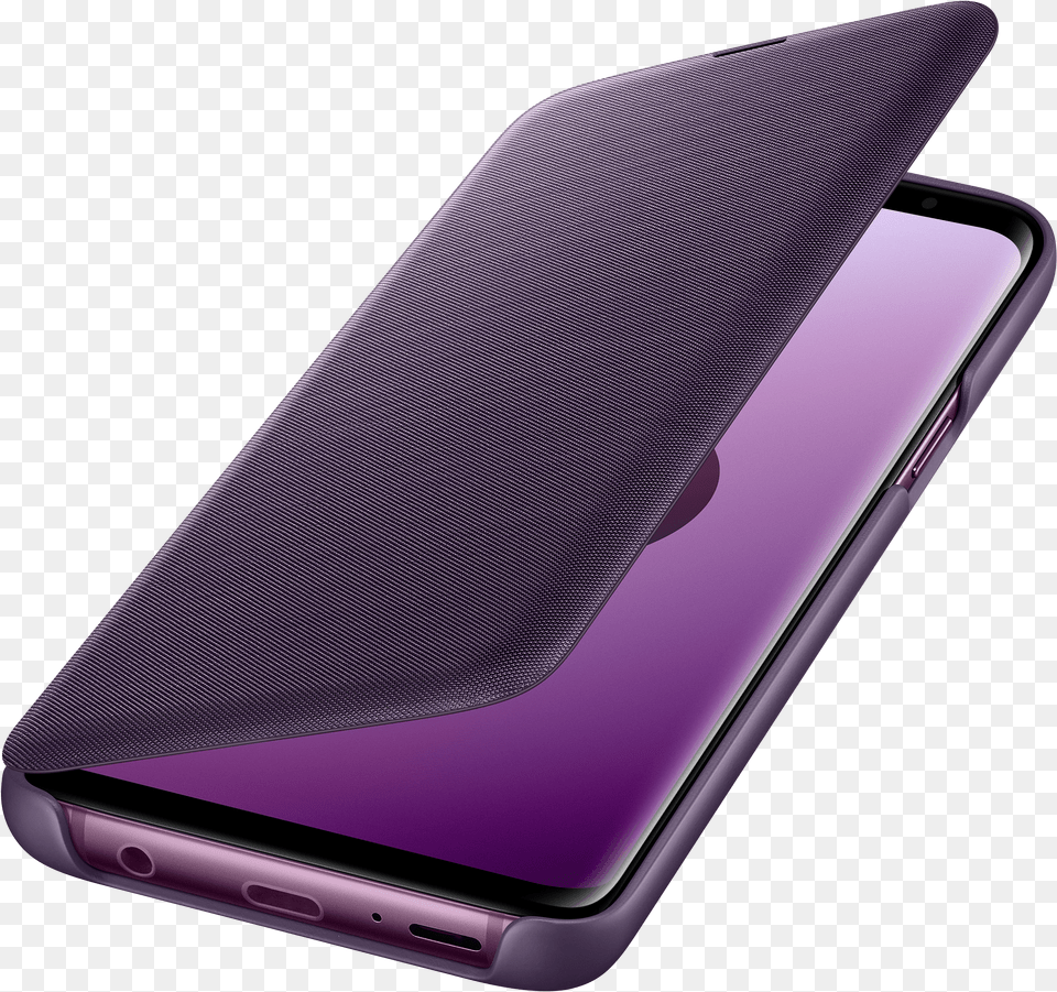 Samsung Galaxy S9 Samsung Galaxy S9 Clear View Cover Suojakotelo Violetti, Electronics, Mobile Phone, Phone, Computer Free Transparent Png
