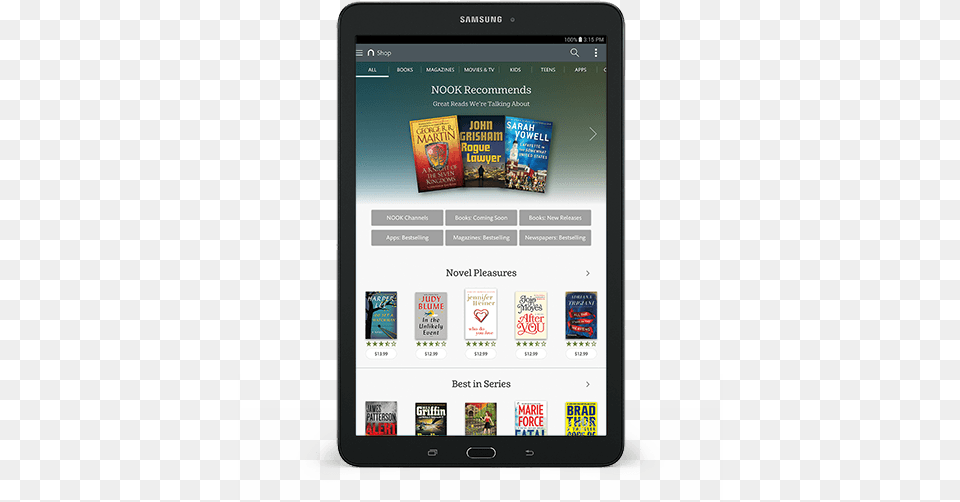 Samsung Galaxy Tab E Nook Wi Fi 16 Gb Black, Computer, Electronics, Tablet Computer, Mobile Phone Free Png Download