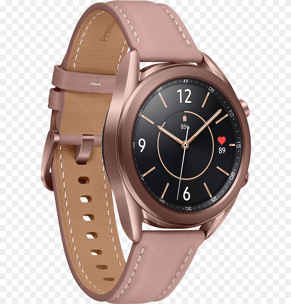 Samsung Galaxy Watch 3 Review The Best Android Smartwatch Samsung Galaxy Watch 3 Mystic Bronze, Arm, Body Part, Person, Wristwatch Png Image