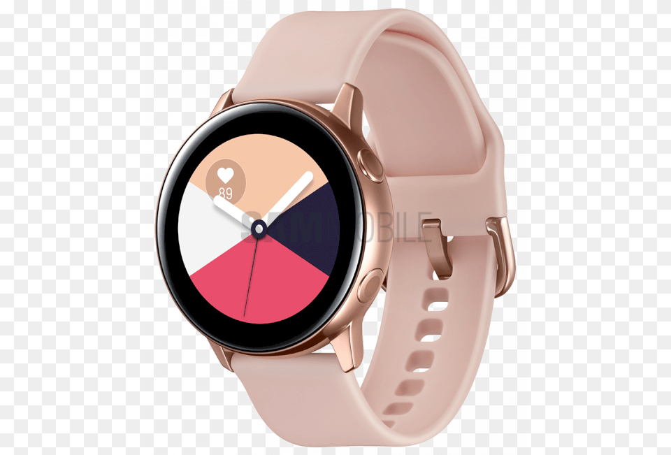 Samsung Galaxy Watch Active Samsung Watch Active Rose Gold, Arm, Body Part, Person, Wristwatch Png Image