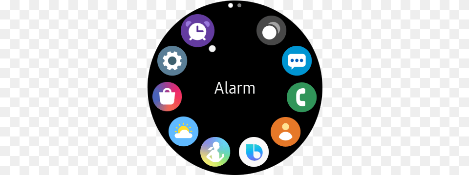 Samsung Galaxy Watch Active2 Connect To A Wifi Network Apps En Samsung Galaxy Watch, Text, Disk, Number, Symbol Free Png