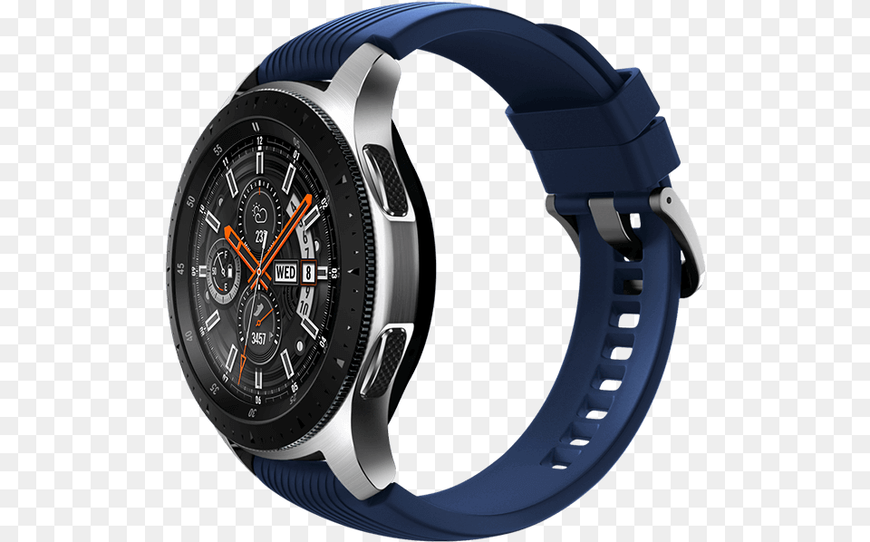 Samsung Galaxy Watch The Official Samsung Galaxy Site Galaxy Watch 46mm Blue, Arm, Body Part, Person, Wristwatch Png Image