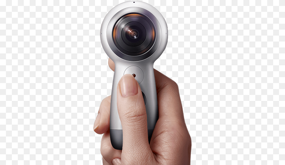 Samsung Gear 360 In Hand, Appliance, Blow Dryer, Photography, Device Png Image