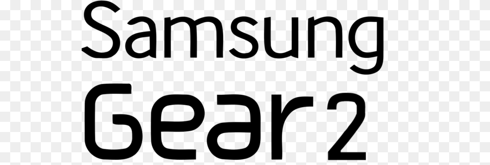 Samsung Gear Logo, Gray Png
