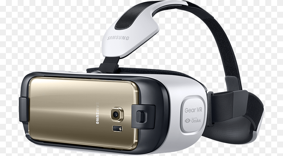 Samsung Gear Vr Gold Smartphone, Electronics Free Png