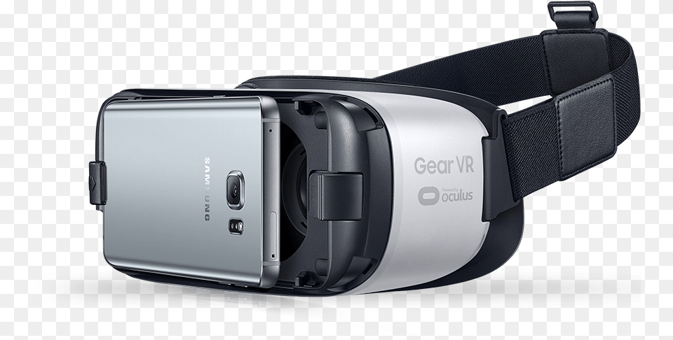 Samsung Gear Vr With Smartphone Transparent Stickpng Samsung Gear Vr, Camera, Electronics, Video Camera, Wristwatch Png