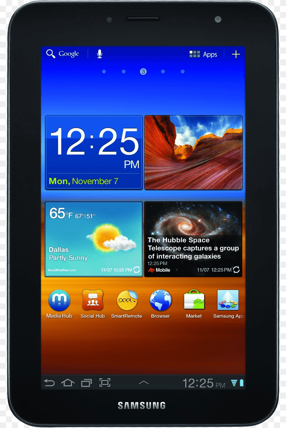 Samsung P6200 Galaxy Tab 70 Plus, Computer, Electronics, Phone, Mobile Phone Png Image