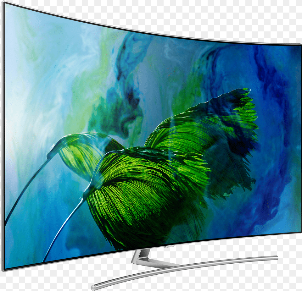 Samsung Qled 75 Curved Png Image