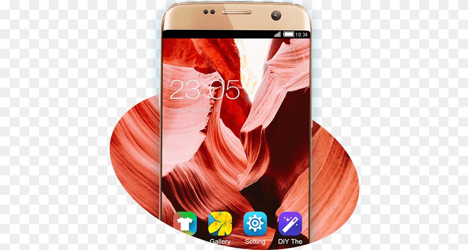 Samsung S6 Red Hd Android Theme Rd Sten, Electronics, Phone, Mobile Phone, Adult Free Transparent Png