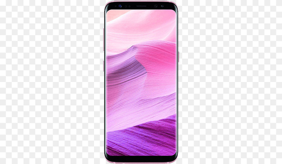 Samsung S8 Plus Pink, Electronics, Mobile Phone, Phone, Purple Png Image