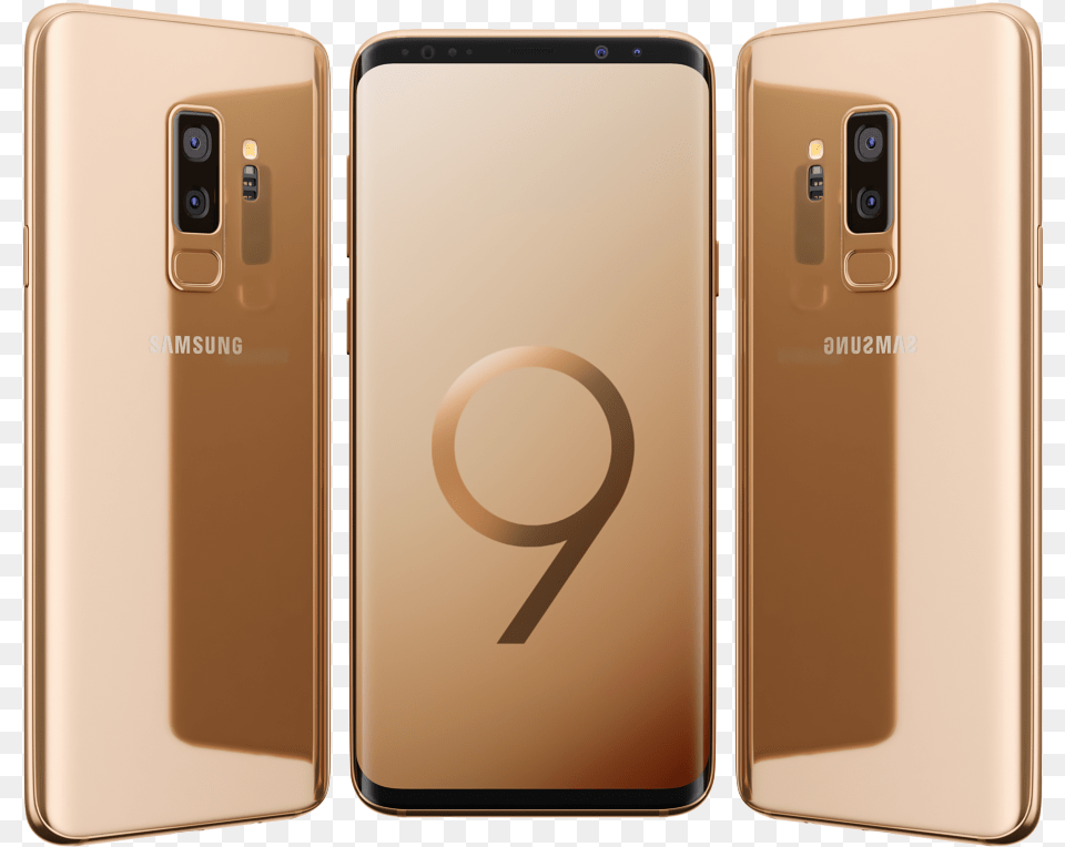 Samsung S9 Plus Sunrise Gold, Electronics, Mobile Phone, Phone Png Image