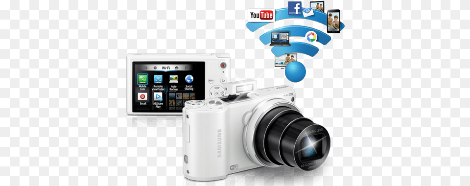 Samsung Smart Camera 2 Digitale Camera Met Wifi, Digital Camera, Electronics, Person, Video Camera Png Image