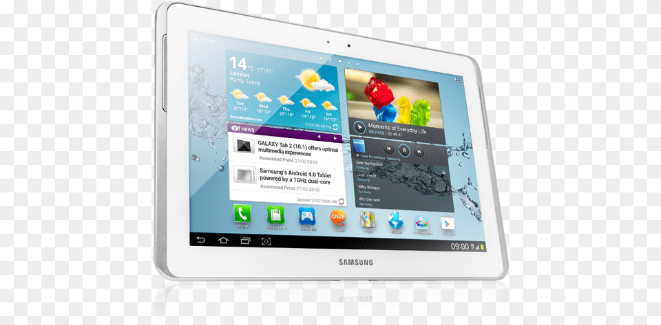 Samsung Tab 2 White Samsung Galaxy Tab 2 Gt, Computer, Electronics, Tablet Computer Free Png Download