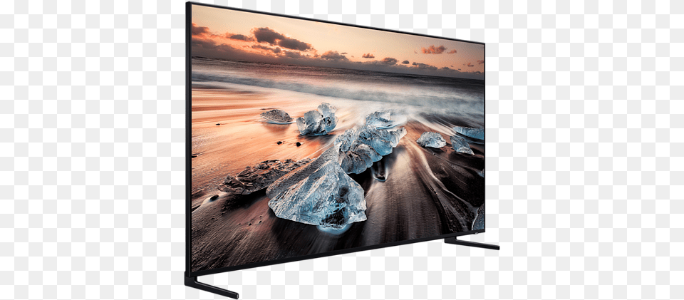Samsung Tv 75 Inch 8k, Nature, Screen, Monitor, Ice Png