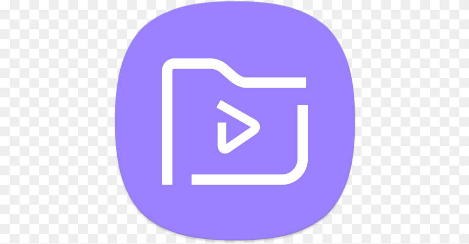 Samsung Video Library Apps On Google Play Samsung Video App Icon, Light, Disk, Text Png Image