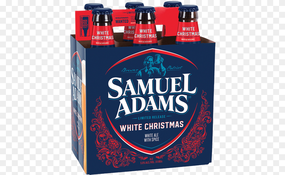 Samuel Adams White Christmas Sam Adams Kosmic Sour, Alcohol, Beer, Beverage, Bottle Free Transparent Png
