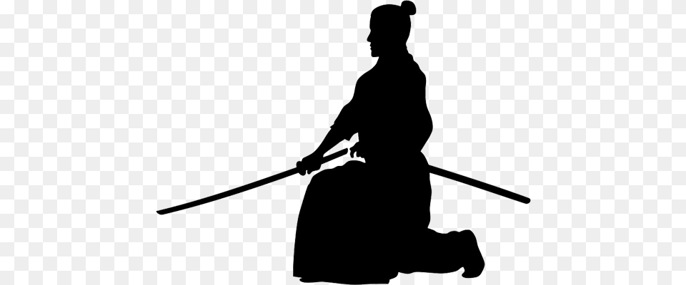 Samurai, Silhouette, Person, Adult, Female Free Png Download