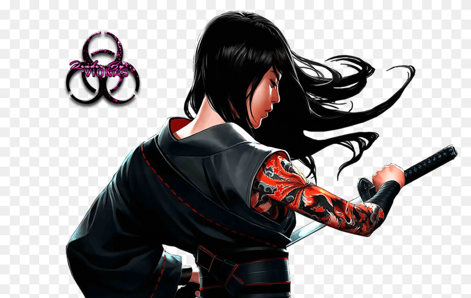 Samurai, Adult, Female, Person, Woman Png Image