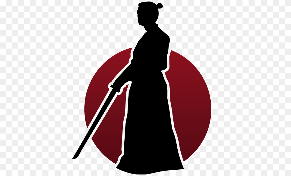 Samurai, Silhouette Free Png Download