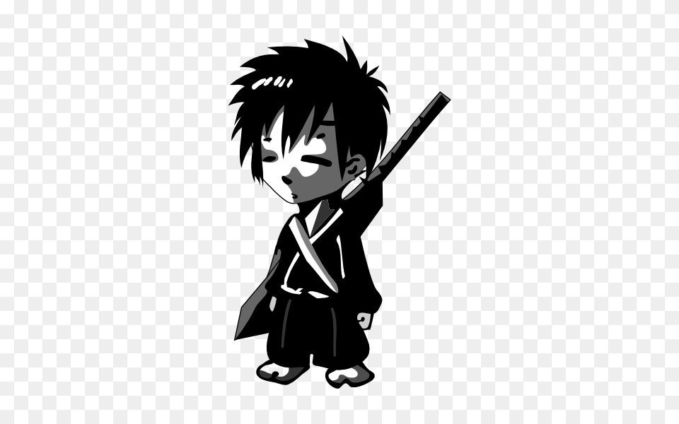 Samurai Anime Clip Art, Book, Comics, Publication, Person Png Image