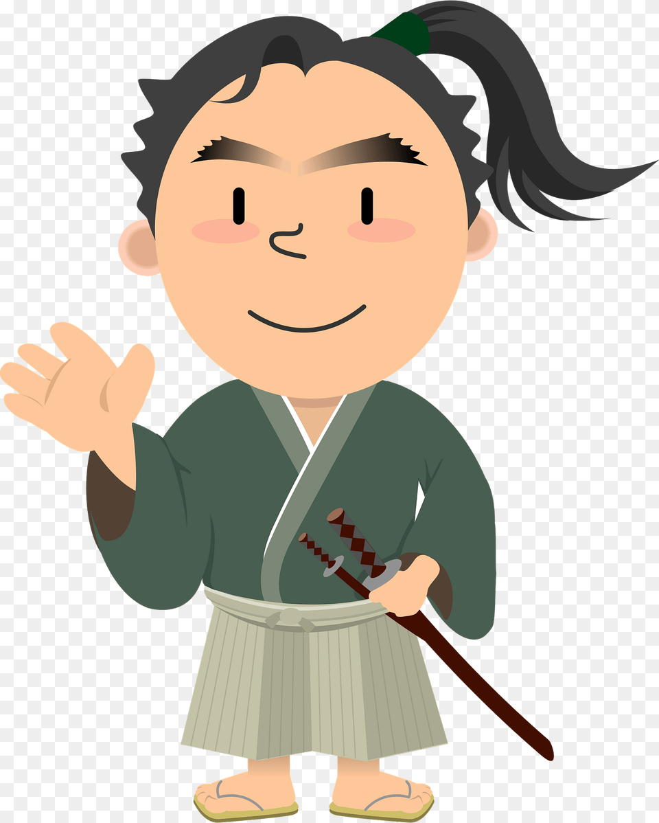 Samurai Clipart, Baby, Person, Face, Head Png