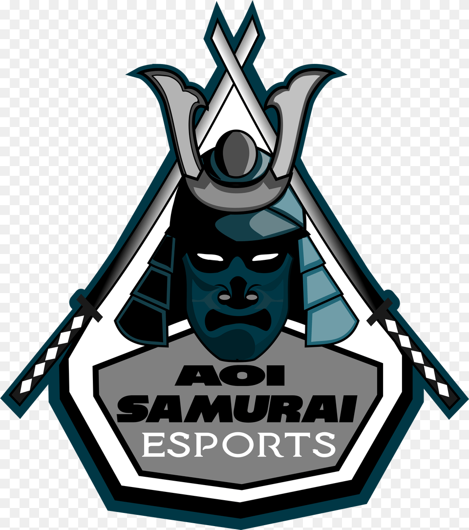 Samurai Esport Logo Image Logo Esport Samurai Logo, Emblem, People, Person, Symbol Free Png Download