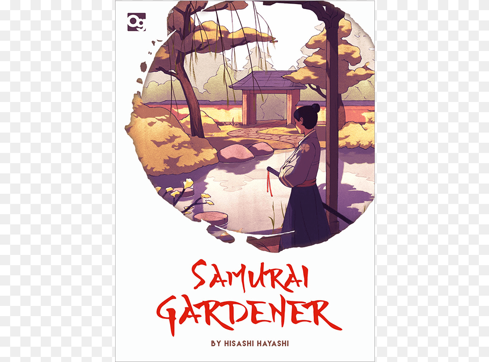 Samurai Gardener Box Board Game Store Poster, Publication, Book, Adult, Person Free Transparent Png