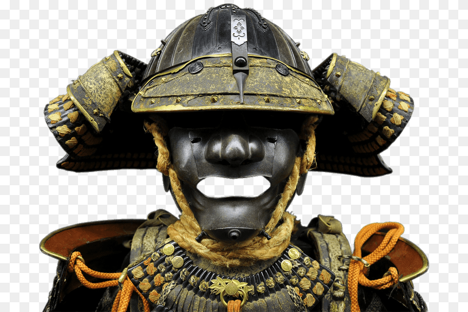 Samurai Head Protection, Adult, Male, Man, Person Free Transparent Png