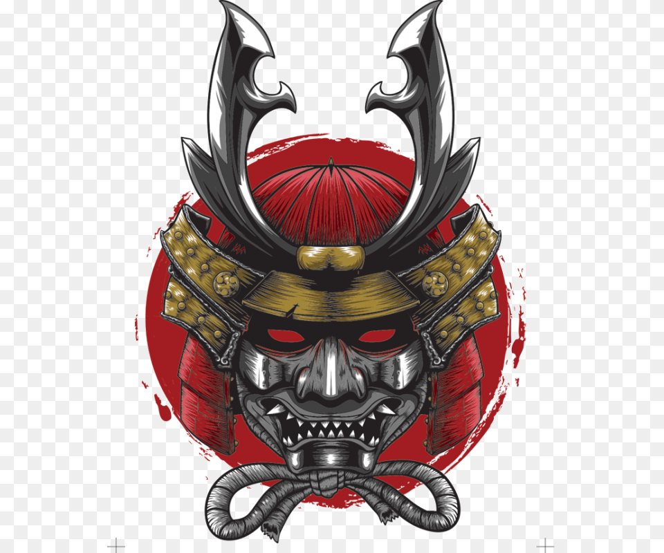 Samurai Head Samurai Head, Emblem, Symbol, Face, Person Free Png