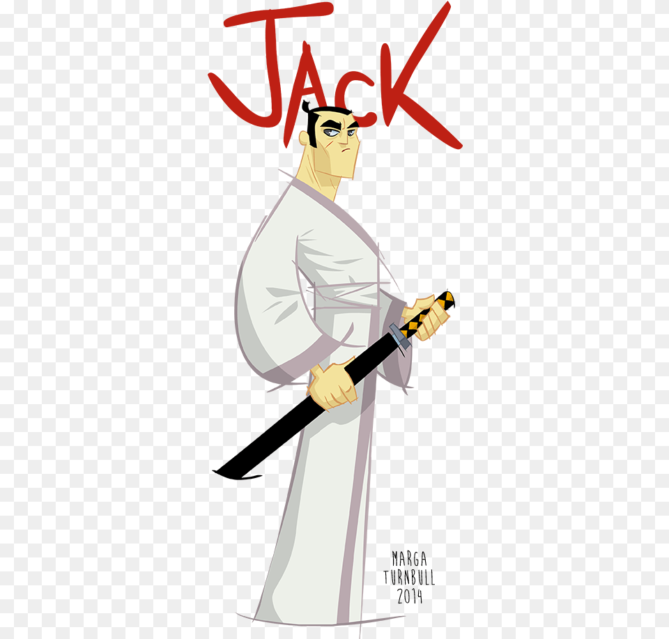 Samurai Jack, Weapon, Sword, Clothing, Coat Free Png Download