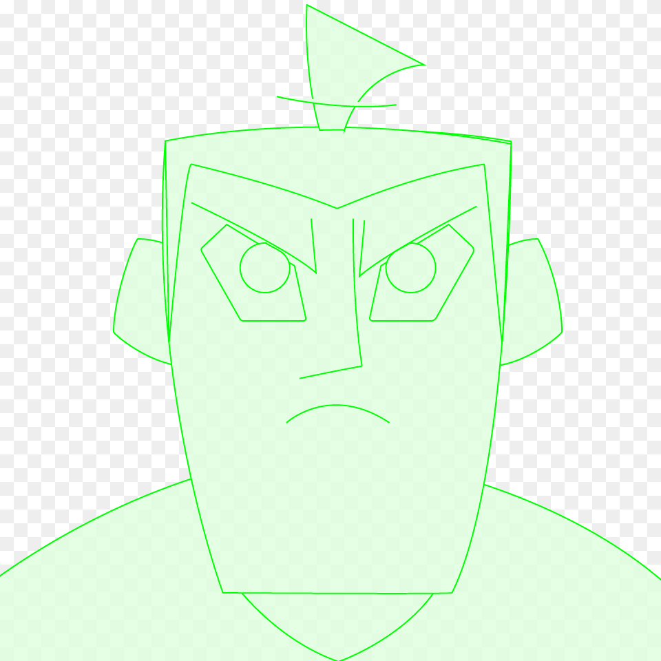 Samurai Jack, Green, Art, Photography, Drawing Free Png