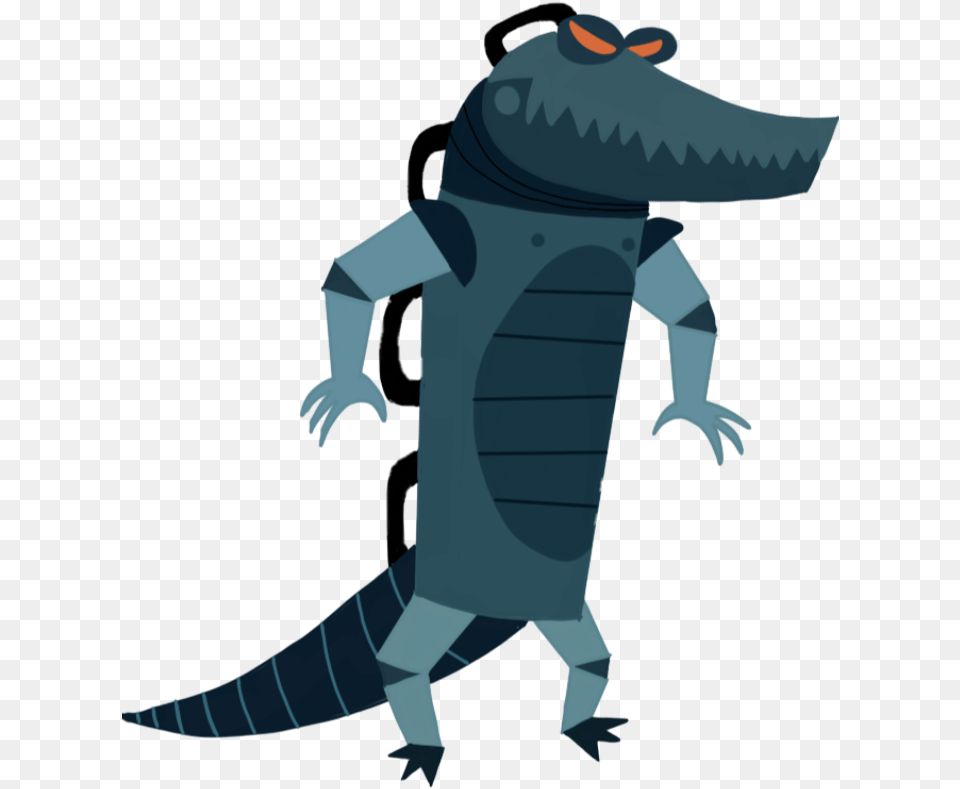 Samurai Jack Alligator Robot, Animal, Fish, Sea Life, Shark Free Transparent Png